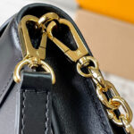 Louis Vuitton Wallet On Chain Capucines M12143 Black